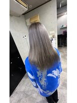 レーヴ(REVE)&nbsp;ホワイトグレー　ロングストレート