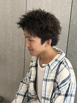 ニアウ 太田店(Niau)&nbsp;スパイキーショートソフトツイストスパイラルパーマ束感重視