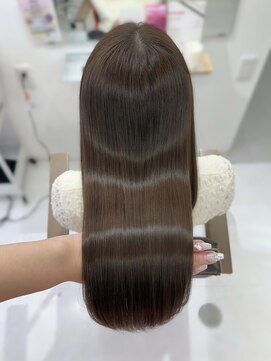 ハピネス 梅田茶屋町店(HAPPINESS) 韓国風/レイヤーカット/顔周り/顔まわり/髪質改善/ベージュ