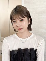 ロンドグロワール 大宮(Lond Gloire)&nbsp;オリーブグレー/ボブ/顔周り/小顔/レイヤー/髪質改善/縮毛矯正