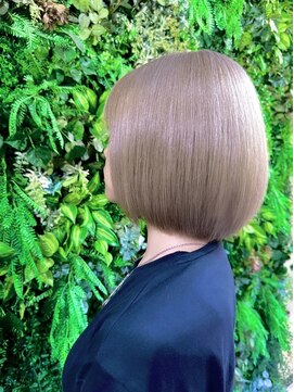 オーブ ヘアー リリー 博多2号店(AUBE HAIR lily) 博多 / ダブルカラー / ミルクティーカラー 【前田 悠希】