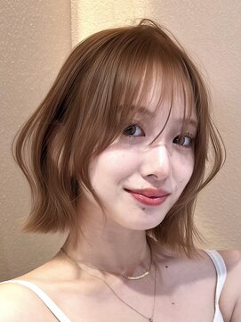 サンドイエナ 横浜店(sand yena) くびレイヤーボブルフネビージュ小顔ワンレンこなれミディ