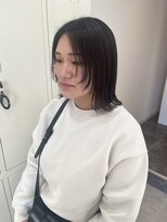 ソソ(soso.) ボブレイヤー/暗めカラー/グランマッシュ/木