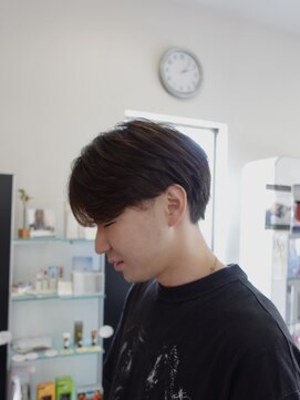 ディッセンバー 伊勢崎(December) メンズ/センターパート/ショート/ニュアンスパーマ