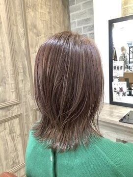 キュート Cute 髪質改善カラー 白髪ぼかしハイライト くびれヘア