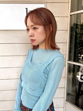 アミュレ ヘア サロン(Amule hair salon) ベージュ、ブリーチカラー、ショート