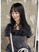 イン(in.)&nbsp;【小顔・顔まわり】黒髪ロング/姫レイヤー