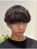 縦落ちパーマツイストスパイラルパーマラウンドマッシュ