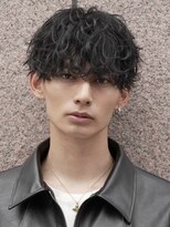 テン 心斎橋(tenn.)&nbsp;心斎橋シャドウパーマメンズマッシュウルフカット波巻きパーマ