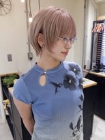 カンナ オーガニック ヘアデザイン(CANNA ORGANIC & HAIR DESIGN)&nbsp;テクスチャーショート×ベージュブロンド