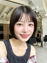メゾンアクア 表参道(Maison ACQUA)&nbsp;切りっぱなしボブレイヤーボブ似合わせ小顔前髪縮毛矯正/表参道