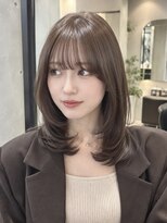フォト イケブクロ(foto IKEBUKURO)&nbsp;秋イメチェン/結べるミディアムレイヤー/顔まわり/20代30代/池袋