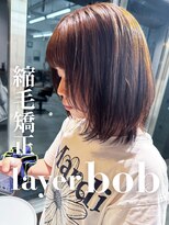 タイト(tyto) 縮毛矯正 レイヤーボブ【tyto hair&eyelash】