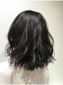 外国人風ミントグレージュ