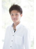 無造作メンズベリーショート☆ツーブロックアッシュブラウン
