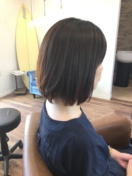 モンキーポッド(Monkeypod) 【Monkeypod】お客様SNAP♪毛先まで自然な縮毛矯正ボブ☆