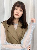 エムスラッシュ アヴェダ 自由が丘(M.SLASH AVEDA)&nbsp;オン眉/シアーカラー/小顔/ナチュラルストレート/自由が丘