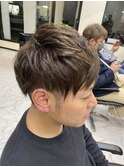 マッシュ系ツーブロック
