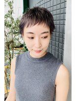 クリアーオブヘアー 本山店(CLEAR of hair)&nbsp;ベリーショート×イルミナベージュカラー