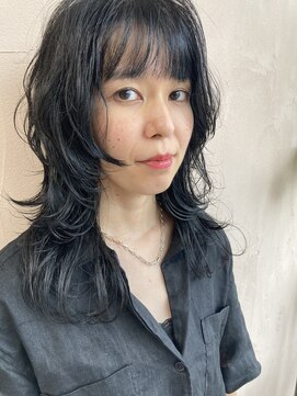 オブジェ(OBJET) セミロングｘウルフカット