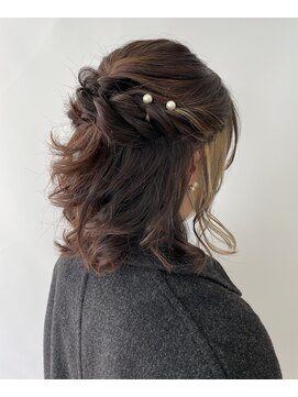 ハートボックス 四谷店(Heart box) 肩レングスハーフアップ