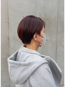 ロペヘアリッシェル(LOPE hair Richel) 【LOPEhair Richel/オーハシ】耳かけショートコーラルベージュ