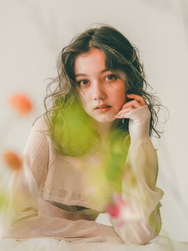 ベンジー 仙台店(benji) ミディアムヘアにカーリースタイルお洒落女子