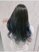 店長今里☆ブルーのグラデーションカラー☆