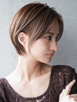 カライングドゥ(ing deux)&nbsp;大人ショートボブ丸みショートカットマッシュショート前髪あり
