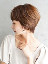 オーバーヘアー 姫路店(over hair)&nbsp;【La fith】丸みショート×シアーベージュ