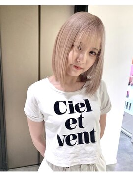 ミラ(MIRA) ミルクティーベージュ/春カラー/ハイトーンカラー/学割