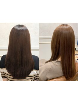 －ERDA支持率No.1－カラーと縮毛矯正の同時施術をダメージレスにご提供！自然なツヤ髪ストレートに♪