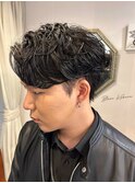 韓国風ガイルヘア