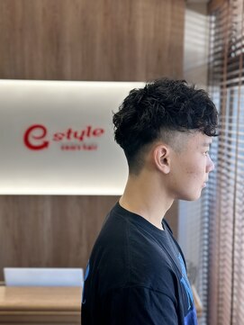 イースタイル 元町店(e-style) メンズショート×スパイラル風パーマ