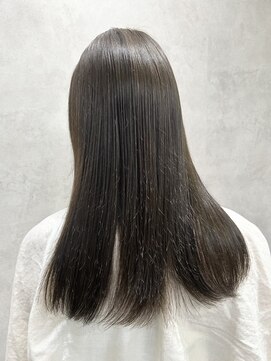 ルノン フィージュ(LUNON fieju) オリーブグレージュ/ブリーチなし/髪質改善/艶カラー