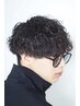 メンズカット ＋ 波巻きパーマ【メンズ／パーマ／メンズカット】