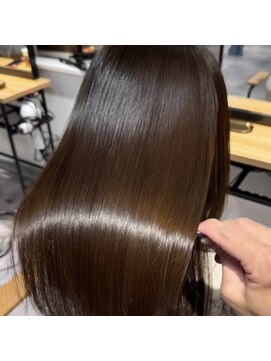 リングヘアギンザ(Ring hair GINZA) 艶髪 髪質改善ストレート&ウルトワトリートメント【立石】