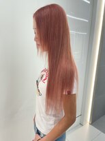 アールプラスヘアサロン(ar+ hair salon)&nbsp;コーラルピンクカラー