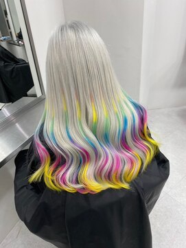 ベレーザシェルト(Beleza scelto) 10051韓国ユニコーンカラーシルバーアッシュシールエクステ