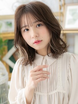 カバーヘア ブリス 戸田公園西口店(COVER HAIR bliss) イヤリングカラーひし形レイヤーカットc5戸田公園20代30代40代