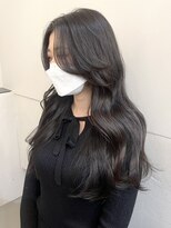 キャンバス バイ ネオリーブ 横浜西口(Canvas by neo.)&nbsp;色気レイヤー韓国楓巻き顔周りカット【横浜】