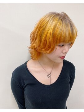 ヘアー アレス(hair ales) ルーツカラー/デザインカラー/オレンジカラー/ホワイトカラー