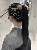 着物ヘアアレンジ【ヘアセット/新宿/新宿三丁目/ヘアアレンジ】