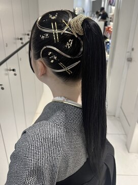 アールプラス 新宿(ar+) 着物ヘアアレンジ【ヘアセット/新宿/新宿三丁目/ヘアアレンジ】