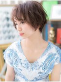 斜めバングフェイスフレーミング小顔ミニボブh4大宮20代30代40代