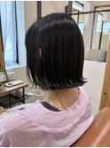 抜け感ボブ/アッシュカラー/四街道【瀬戸山舞】
