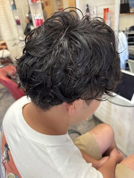 ロマンヤカタ ファース(ROMAN YAKATA fars) 髪質改善　メンズ　ニュアンスパーマ　眉毛@田代8/2