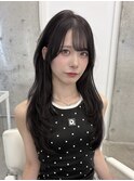 上品可愛い◇韓国くびれヘアダークグレージュ
