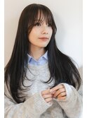 【髪質改善カラーでロングヘアもサラツヤに】レイヤーロング