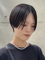 ニコ トウキョウ(nico TOKYO)&nbsp;20代30代前髪なしショートハンサムショート丸みショートレイヤー